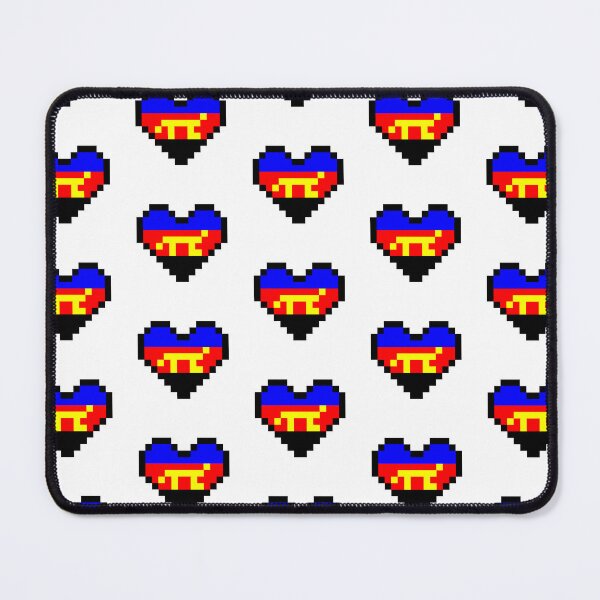 Item preview, Heart flag from Poliamorosa / Polyamorous community pixel art white background 1 designed and sold by Axel-Speed.
