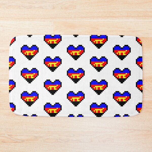 Item preview, Heart flag from Poliamorosa / Polyamorous community pixel art white background 1 designed and sold by Axel-Speed.