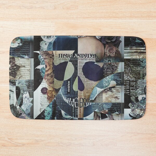 Item preview, Collage Skull Abstract Negative designed and sold by DreadX3.