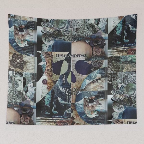 Item preview, Collage Skull Abstract Negative designed and sold by DreadX3.