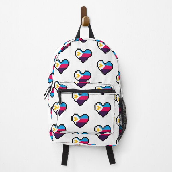 Item preview, Heart flag from Poliamorosa / Polyamorous community pixel art white background 2 designed and sold by Axel-Speed.