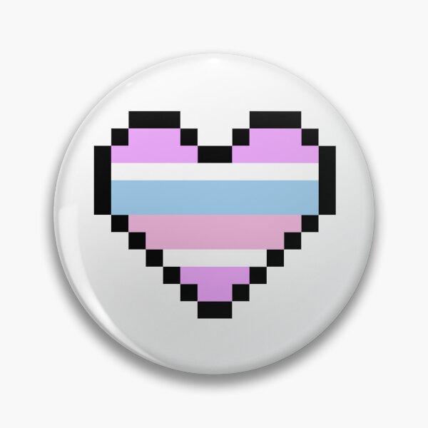 Item preview, Heart flag from Intersexual / Intersex community pixel art white background designed and sold by Axel-Speed.