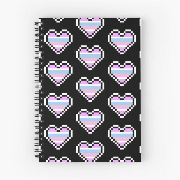 Item preview, Heart flag from Intersexual / Intersex community pixel art black background designed and sold by Axel-Speed.