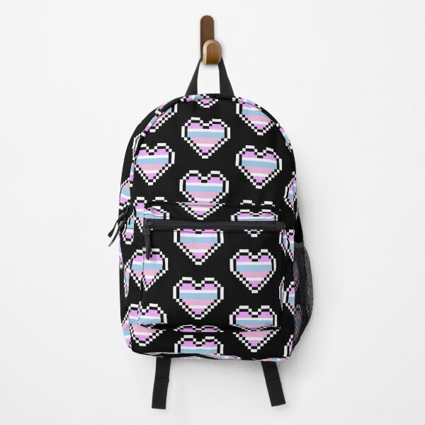 Item preview, Heart flag from Intersexual / Intersex community pixel art black background designed and sold by Axel-Speed.