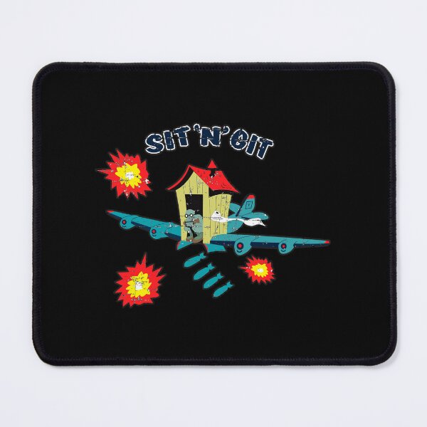 Item preview, USAF - B-29 Sit 'n Git  nose art - Grunge Style designed and sold by pzd501.