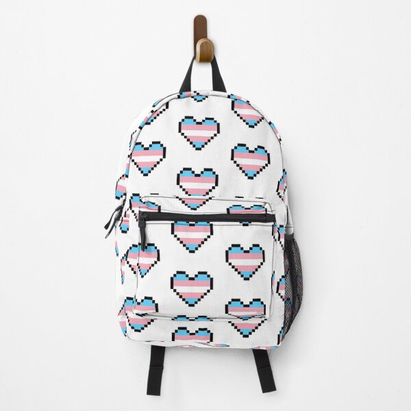 Item preview, Heart flag from Transexual community pixel art white background designed and sold by Axel-Speed.