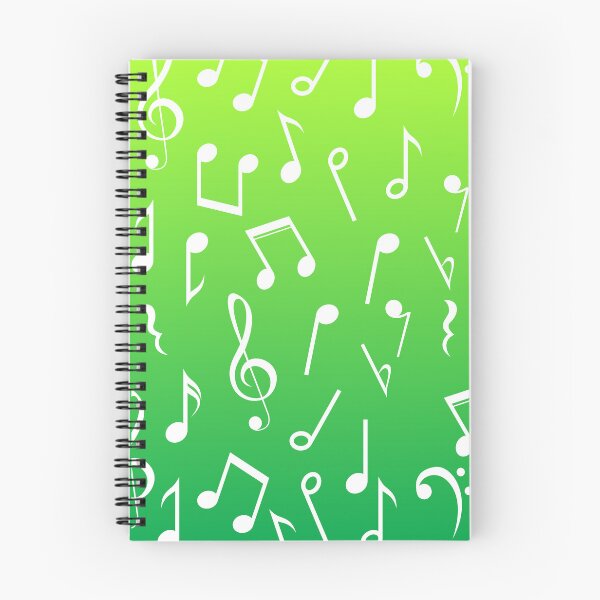 Item preview, Music Symbol Book Green Gradient designed and sold by Ninjakandy.
