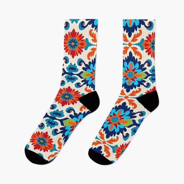Item preview, Vibrant Mexican Floral Pattern - Colorful Print Art designed and sold by GiveMeMood.