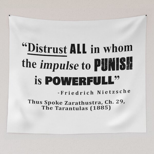 Item preview, Distrust ALL in whom the impulse to punish is powerfull designed and sold by allhistory.