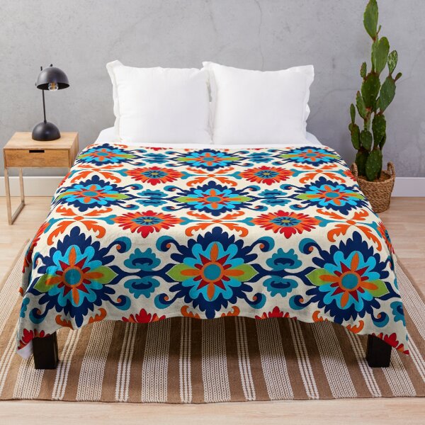 Item preview, Vibrant Mexican Floral Pattern - Colorful Print Art designed and sold by GiveMeMood.