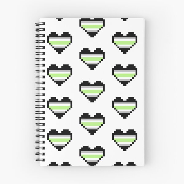 Item preview, Heart flag from Agénero / Agender community pixel art white background designed and sold by Axel-Speed.