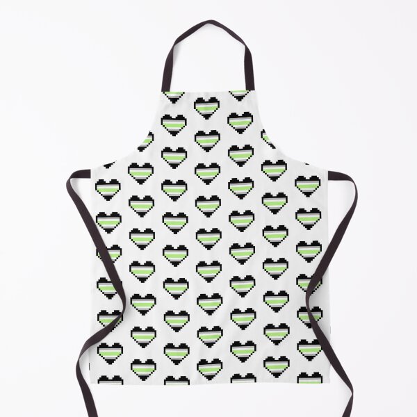 Item preview, Heart flag from Agénero / Agender community pixel art white background designed and sold by Axel-Speed.