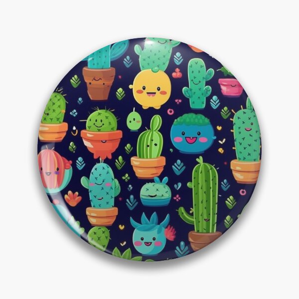 Item preview, Adorable Prickles: Cartoon Cactus Cuties designed and sold by RohanGalyardt.