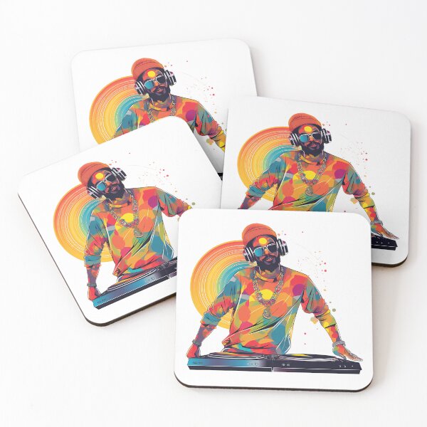 Item preview, Classic street art print of a disco funk soul DJ designed and sold by SupremeandSuper.