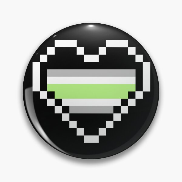 Item preview, Heart flag from Agénero / Agender community pixel art black background designed and sold by Axel-Speed.