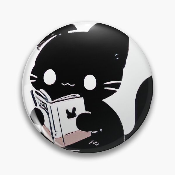 Item preview, cat reading a book designed and sold by jerbiz.
