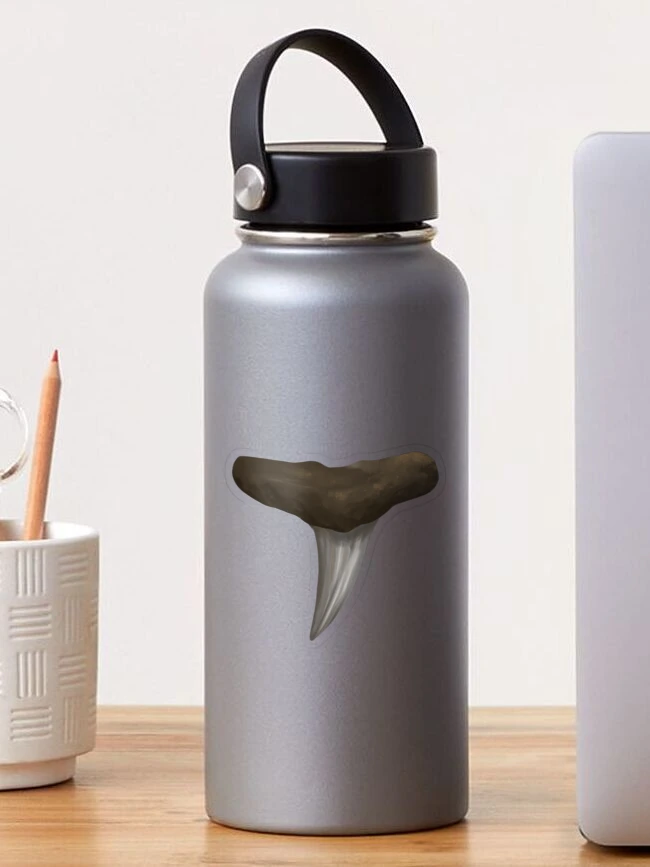 Thumbnail 1 of 3, Sticker, Lemon Shark Tooth designed and sold by Reeseworks.