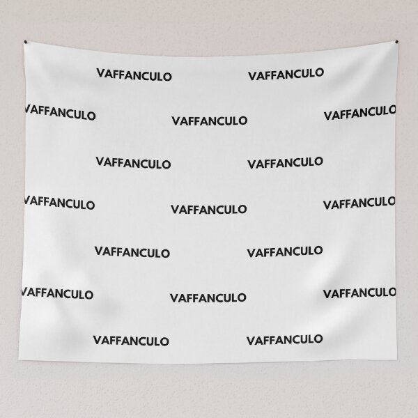 Item preview, VAFFANCULO Italian Sayings, Quotes, Expressions - Simple Black Writing Cap  designed and sold by MoluvvCo.