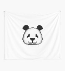 Pixel Panda Wall Tapestry