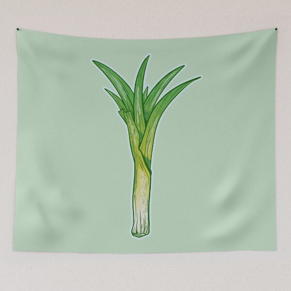 Item preview, Leek Green Vegetable designed and sold by piedaydesigns.