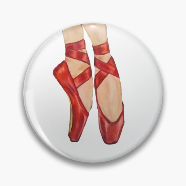 Aperçu de l'œuvre Pointes Rouges Ballerines créée et vendue par kazboart.