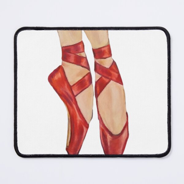 Item preview, Red Pointe Ballet Shoes designed and sold by kazboart.