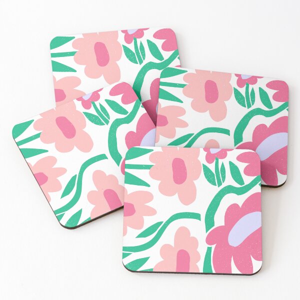 Item preview, Pink minimal flowers designed and sold by Paumoralesl.