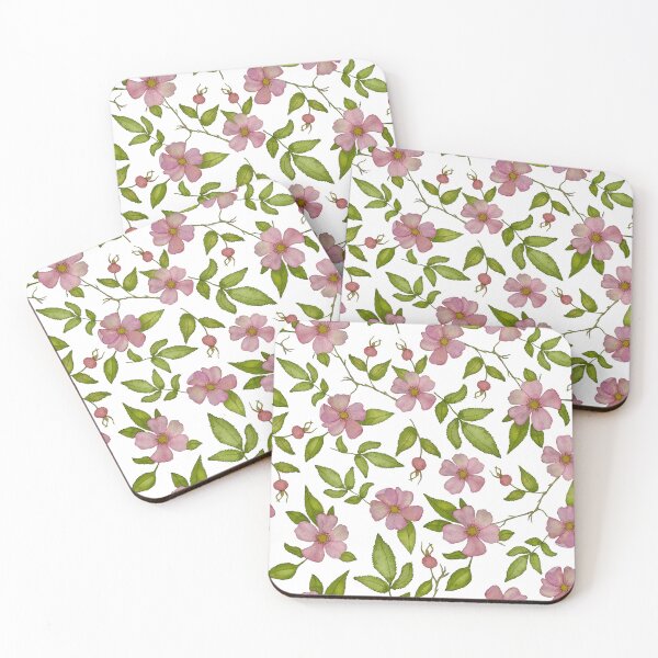 Item preview, Watercolor Wild rose pattern designed and sold by Jackies-art.
