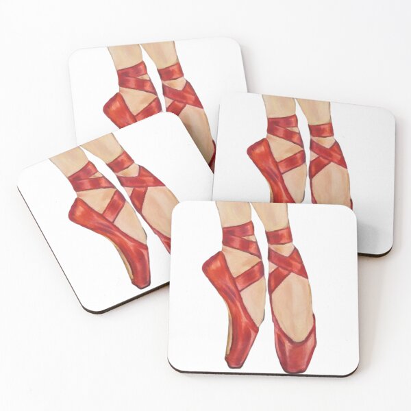 Item preview, Red Pointe Ballet Shoes  designed and sold by kazboart.