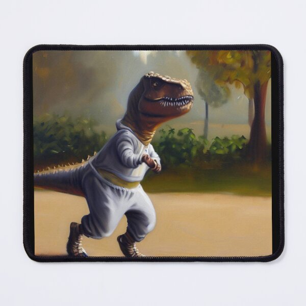 Item preview, T Rex Jogging designed and sold by CrankyOldDude.
