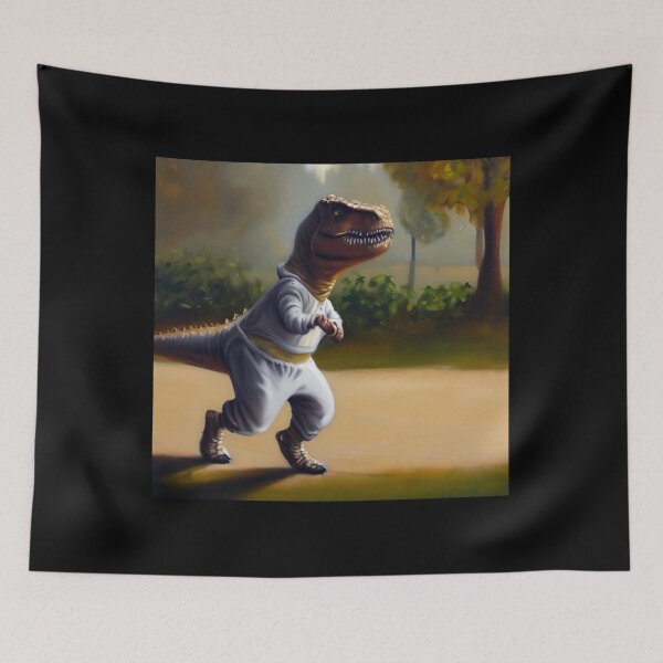 Item preview, T Rex Jogging designed and sold by CrankyOldDude.
