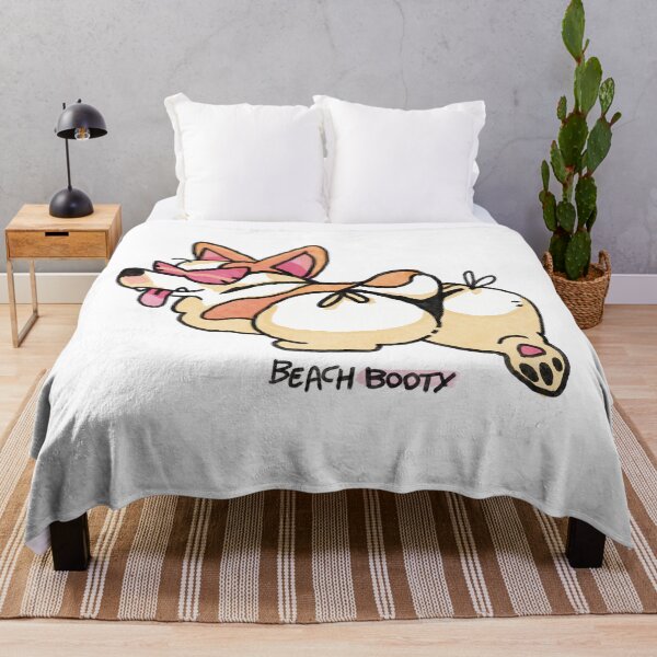 Item preview, Beach booty corgi designed and sold by Deathoftheself.