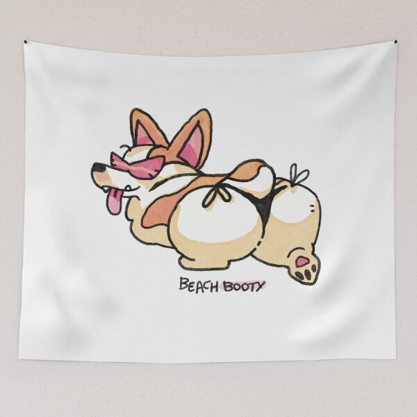 Item preview, Beach booty corgi designed and sold by Deathoftheself.