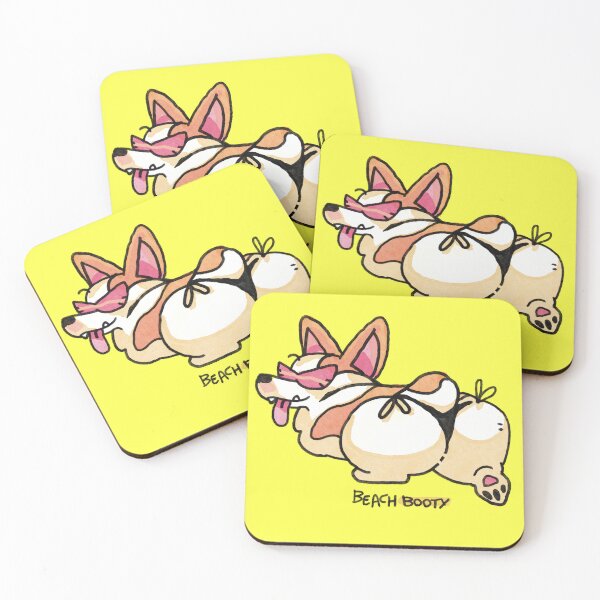 Item preview, Beach booty corgi designed and sold by Deathoftheself.