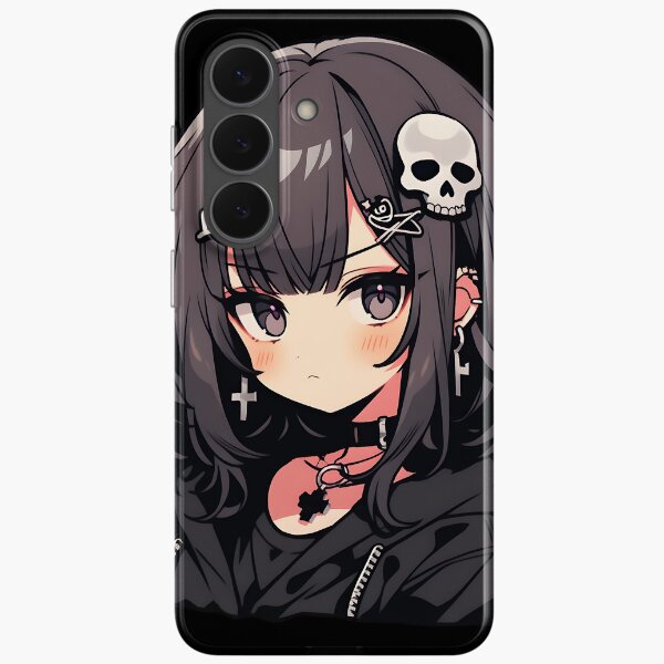 Coque Coverlads – Anime Waifu Punk Emo Goth – Silicone – Magnétique MagSafe