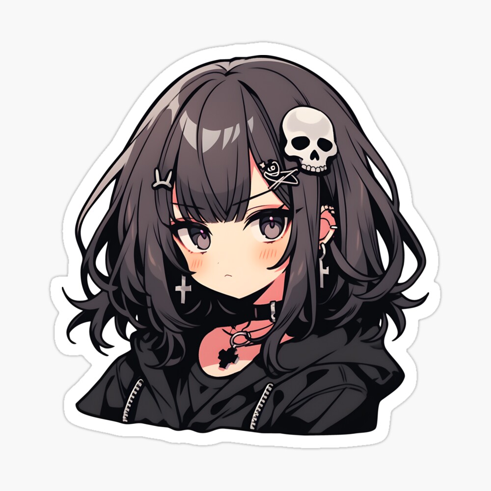 Cute Kawaii Anime Goth Girl 