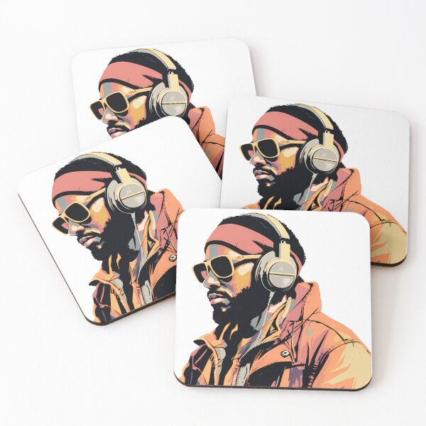Item preview, Classic street art print of a disco funk soul hip-hop DJ designed and sold by SupremeandSuper.