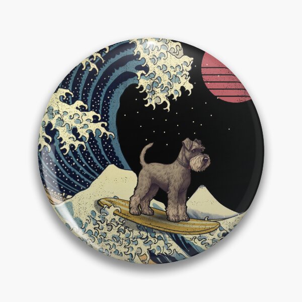 Artikelvorschau, Standard Schnauzer Kanagawa Japanese Surfing Wave entworfen und verkauft von rafaeltto.