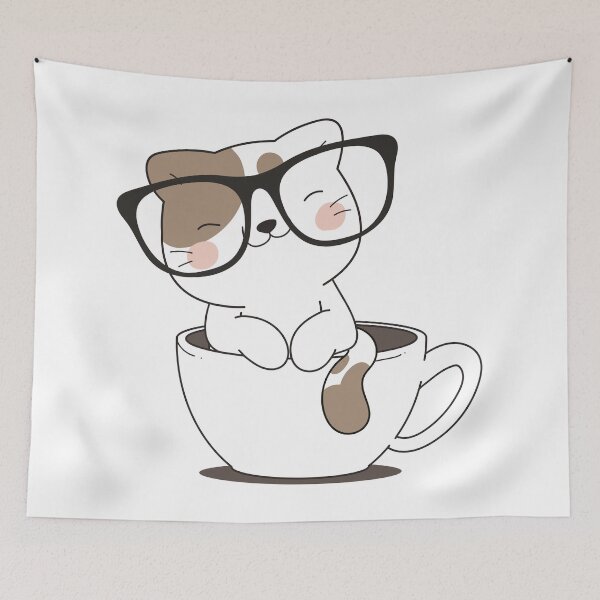 Item preview, Charming Kitten Barista designed and sold by ZaCrea.