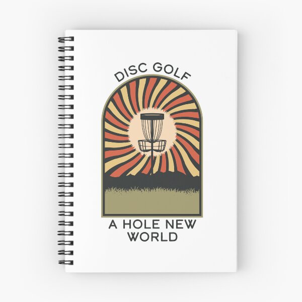 Item preview, Disc Golf A Hole New World | Disc Golf Vintage Retro Arch Mountains designed and sold by KlehmInTime.