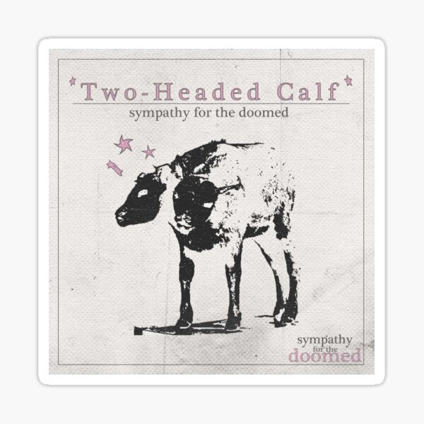 Item preview, two headed calf designed and sold by burnbunny.