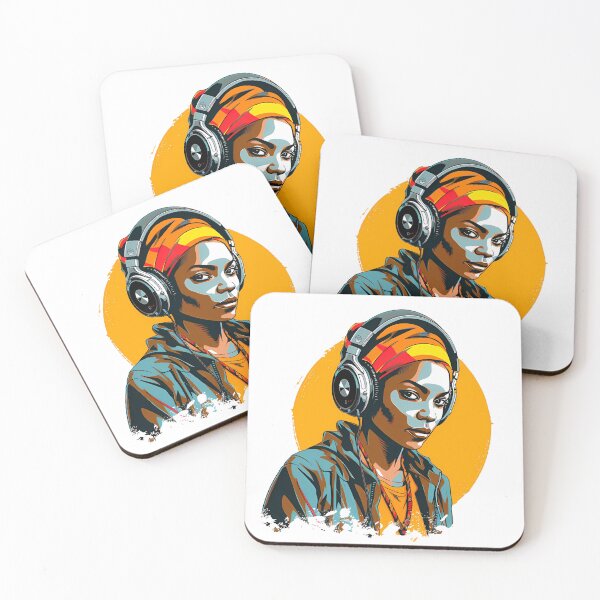 Item preview, Classic street art print of a disco funk soul DJ designed and sold by SupremeandSuper.