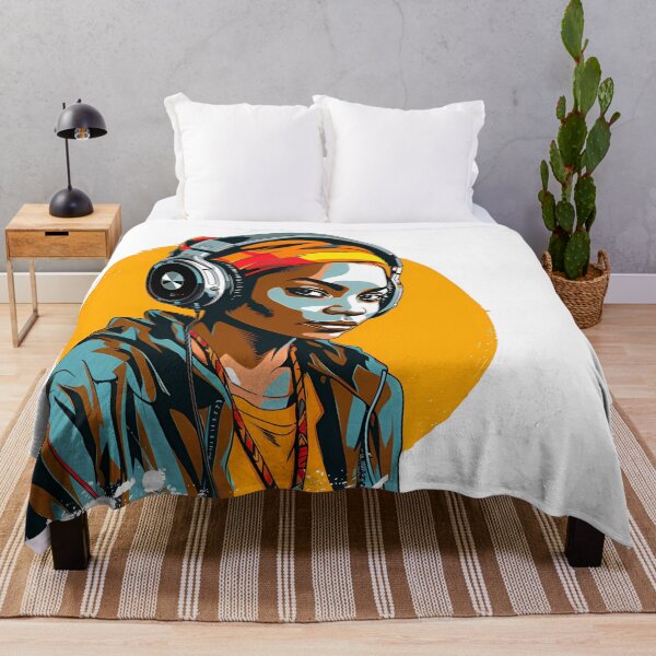 Item preview, Classic street art print of a disco funk soul DJ designed and sold by SupremeandSuper.