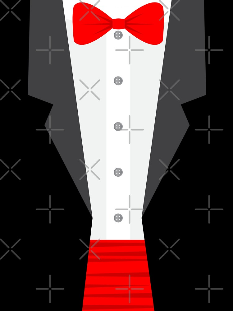 red tie tux tshirts - Google Search  Tuxedo card, Roblox t shirts, Red tux