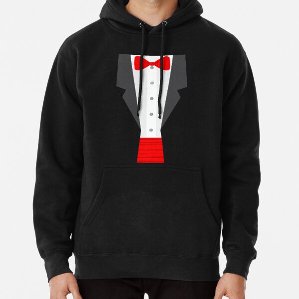 Tuxedo zip up hoodie sale