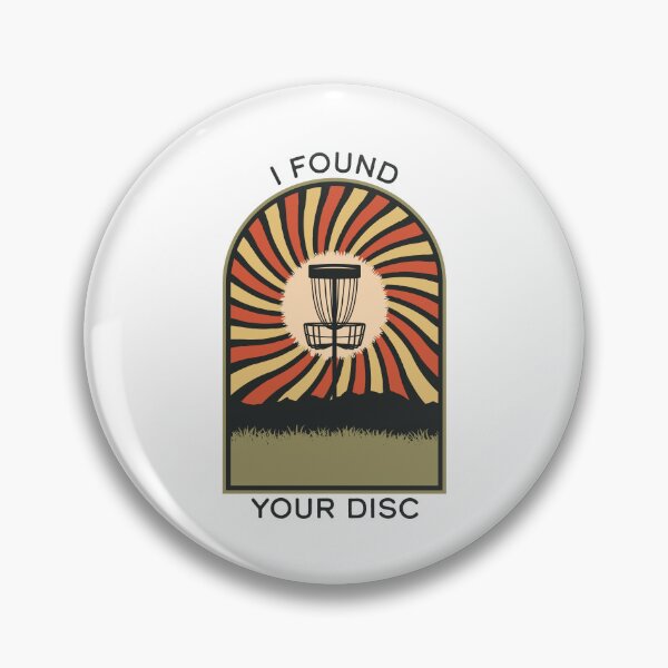 Item preview, I Found Your Disc | Disc Golf Vintage Retro Arch Mountains designed and sold by KlehmInTime.
