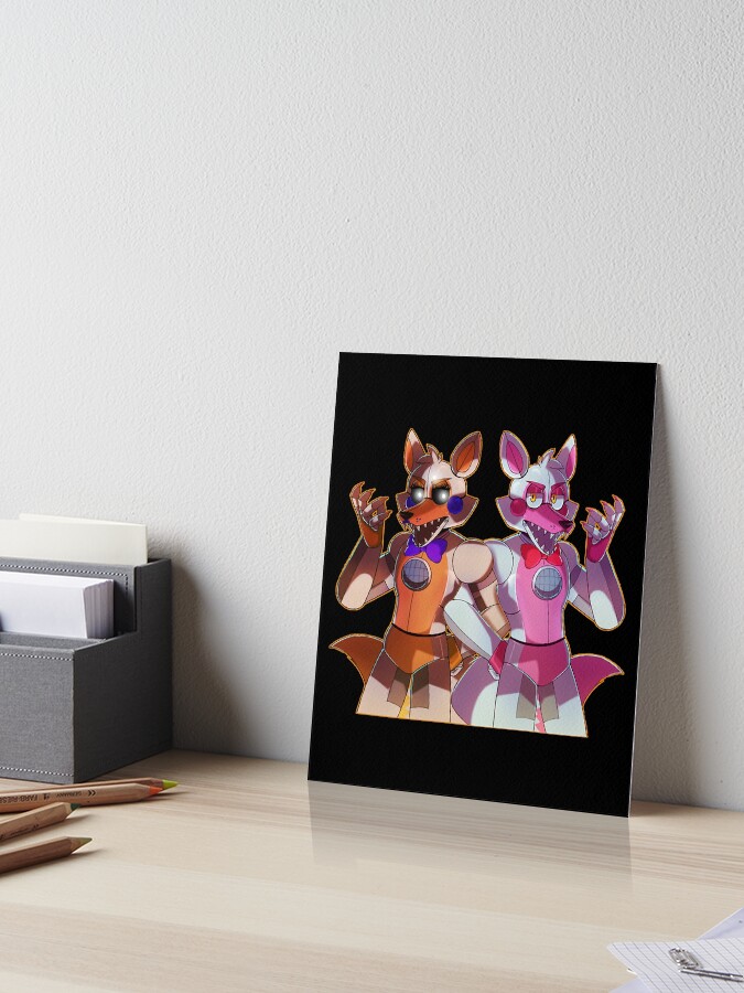 Funtime Foxy and Lolbit | Art Board Print