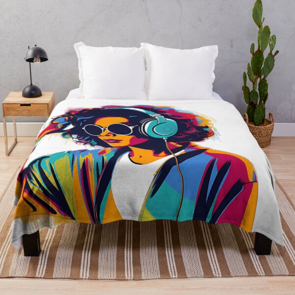 Item preview, Classic street art print of a disco funk soul DJ/singer designed and sold by SupremeandSuper.