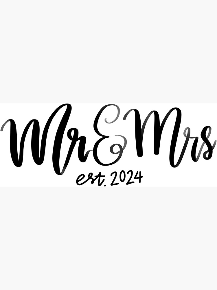 Est 2024 Mr And Mrs Wine Glasses 2024 Engagement Wedding - Temu