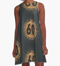 HAPPY 60TH BIRTHDAY A-Line Dress